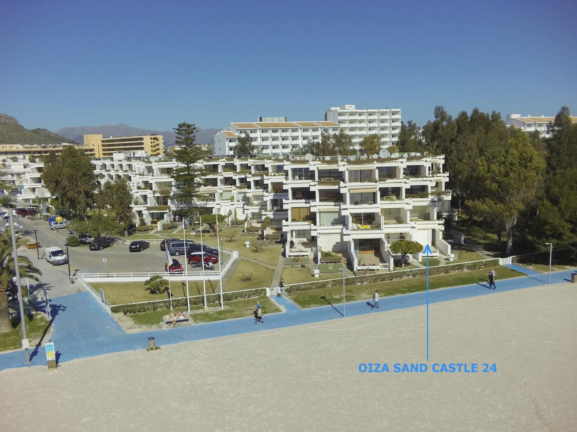 Apartment Oiza Sand Castle 24 At Alcudia Beach, Wifi And Aircon Buitenkant foto